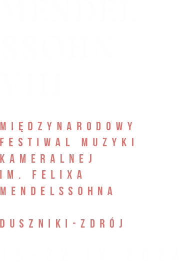 Międzynarodowy Festiwal Muzyki Kameralnej im. Felixa Mendelssohna-Bartholdy'ego - strona główna